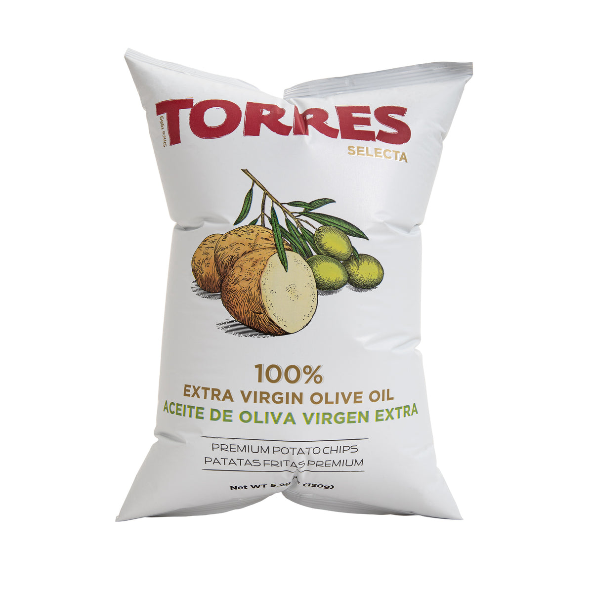 Torres Selecta Extra Virgin Olive Oil Potato Chips 150g– Le Parc by tashas